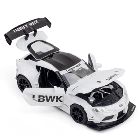 Toyota Supra em Escala 1/22 (Modelo Fundido em Metal)