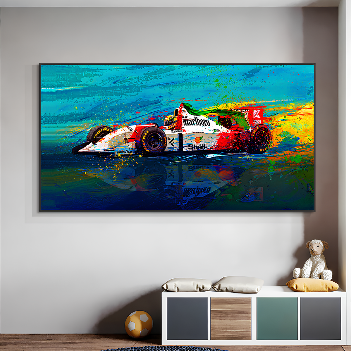 Pôster / Quadro Decorativo Fórmula 1 McLaren MP4/4