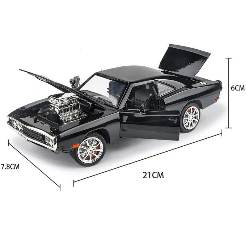 Dodge Charger Musle Car em Escala 1/24 (Fundido em Metal)