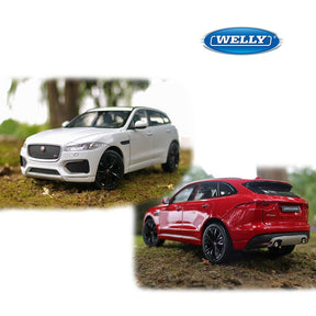 Jaguar F-PACE em Escala 1/24 (Fundido em Liga de Metal)