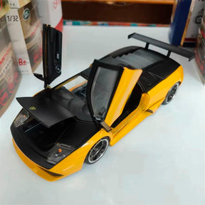 Lamborghini Murciélago LP640 Custom em Escala 1/24 (Fundido em Liga de Metal)