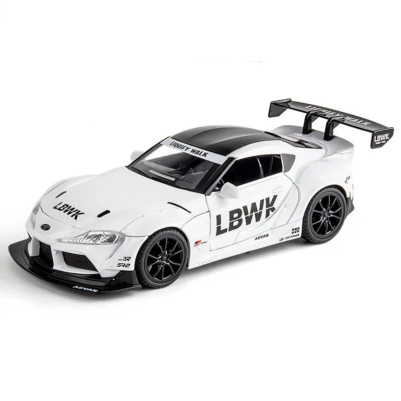 Toyota GR Supra Racing em Escala 1/24 (Fundido em Liga de Metal)