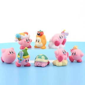 Conjunto 8 Miniaturas Kirby (Custom) | Kirby