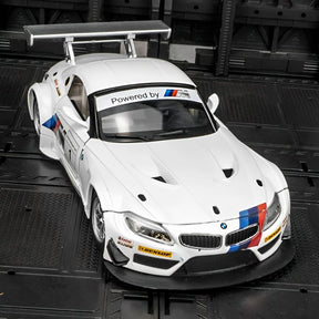 BMW Z4 GT3 em Escala 1/24 (Fundido em Liga de Metal)