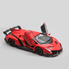 Lamborghini Veneno em Escala 1/24 (Fundido em Liga de Metal)