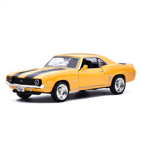 Camaro SS 1969 em Escala 1/36 (Fundido em Liga de Metal)