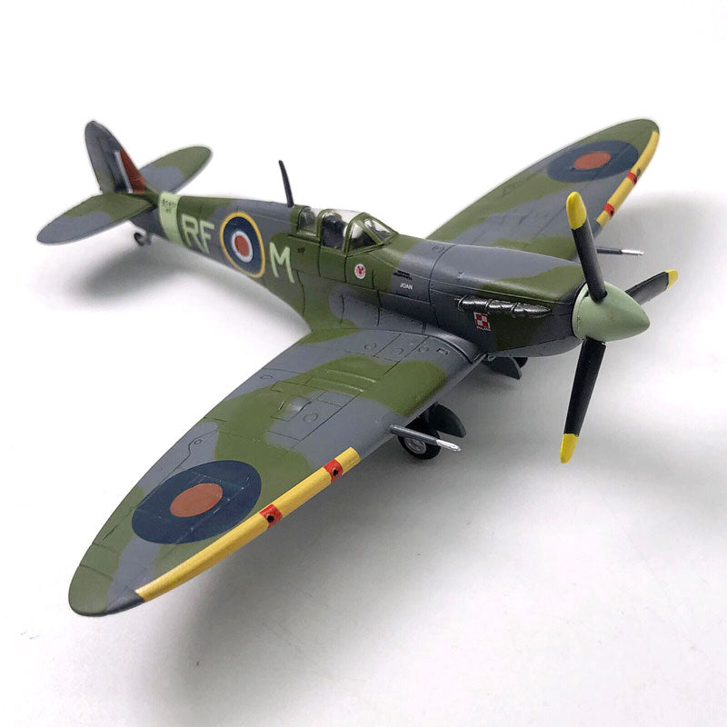 Spitfire Supermarine Britânico em Escala 1/72 (Fundido em Liga de Metal)