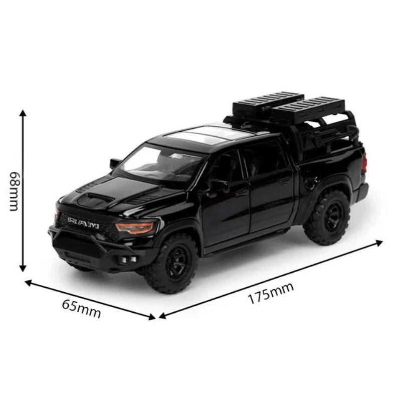 Dodge RAM MAMMOTH em Escala 1/32 (Modelo Fundido em Metal)