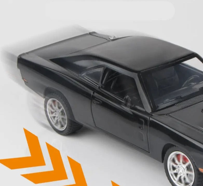 Dodge Charger em Escala 1/24 (Fundido em Liga de Metal)