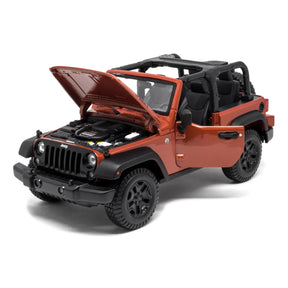 Jeep Wrangler Willys emEscala 1/18 (Fundido em Liga de Metal)