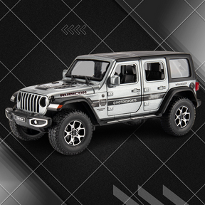 Jeep Wrangler Pickup 4X4 em Escala 1/24 (Modelo Fundido em Metal)