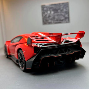 Lamborghini Veneno em Escala 1/24 (Fundido em Liga de Metal)