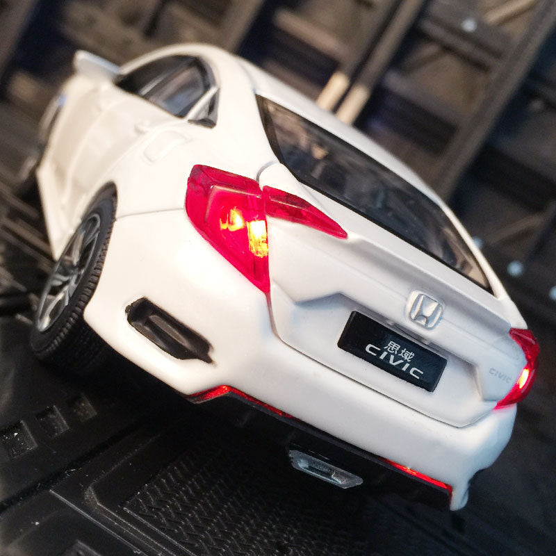 Honda Civic em Escala 1/36 (Fundido em Liga de Metal)