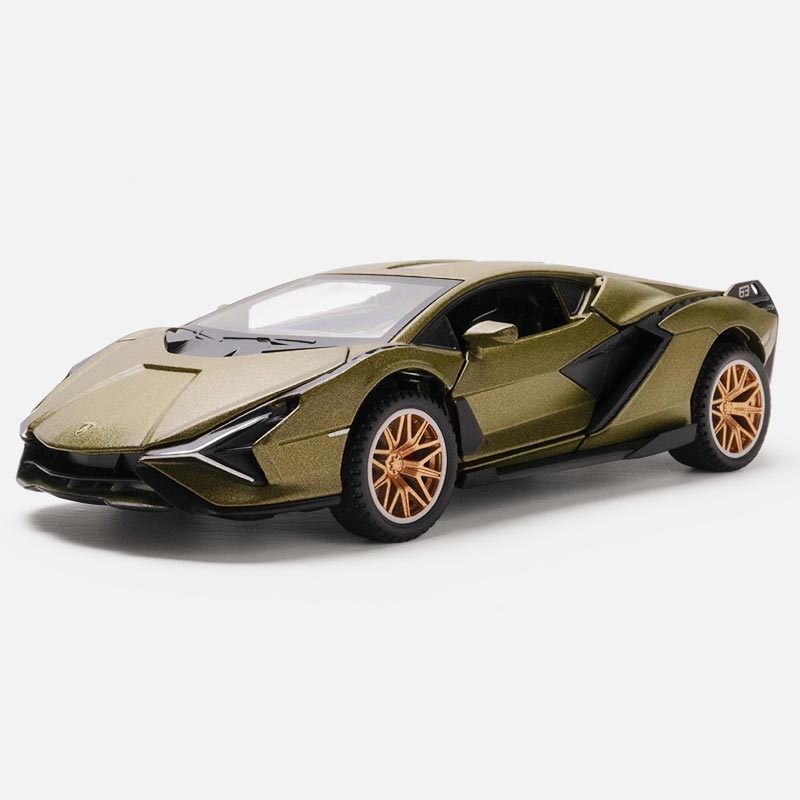 Lamborghini Sián em Escala 1/32 (Fundido em Liga de Metal)