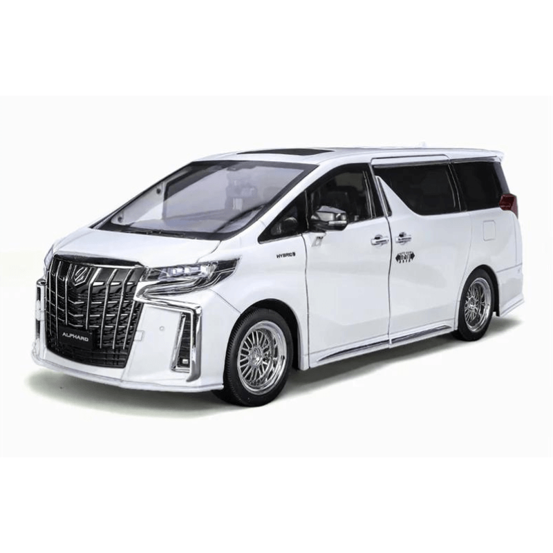 Toyota Alphard em Escala 1/18 (Modelo Fundido em Metal)