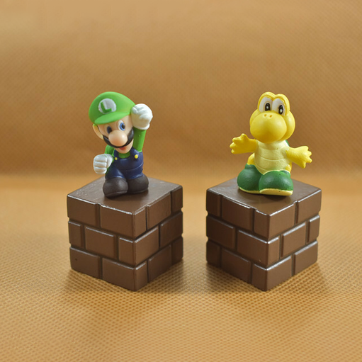 Conjunto 5 Miniaturas e Blocos | Super Mario Bros