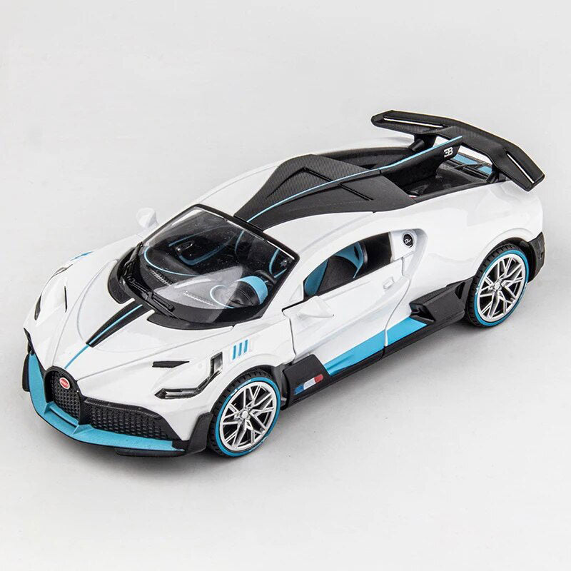 Bugatti Divo em Escala 1/24 (Fundido em Liga de Metal)