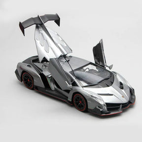 Lamborghini Veneno em Escala 1/24 (Fundido em Liga de Metal)