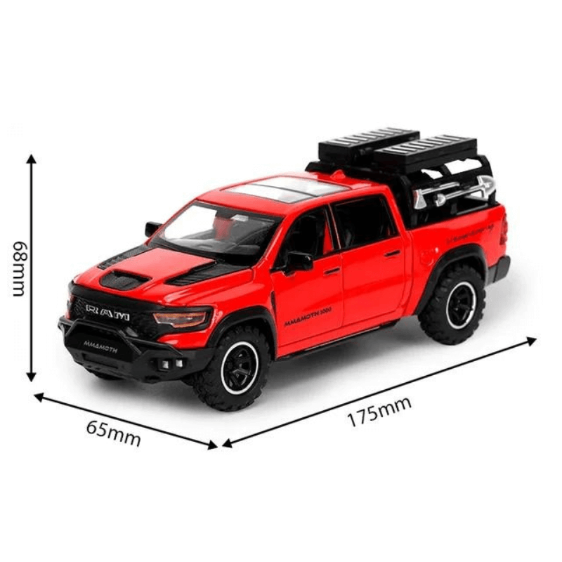 Dodge RAM MAMMOTH em Escala 1/32 (Modelo Fundido em Metal)