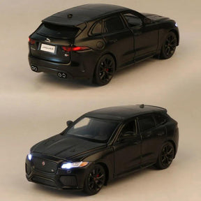 Jaguar F-PACE em Escala 1/32 (Fundido em Liga de Metal)