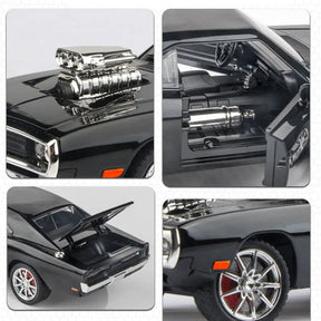 Dodge Charger em Escala 1/24 (Fundido em Liga de Metal)