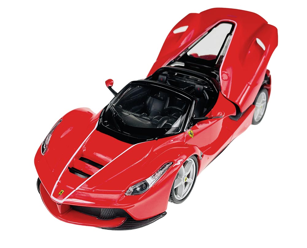 Ferrari LaFerrari Aperta em Escala 1/24 (Fundido em Liga de Metal)