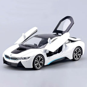 BMW I8 em Escala 1/22 (Fundido em Liga de Metal)