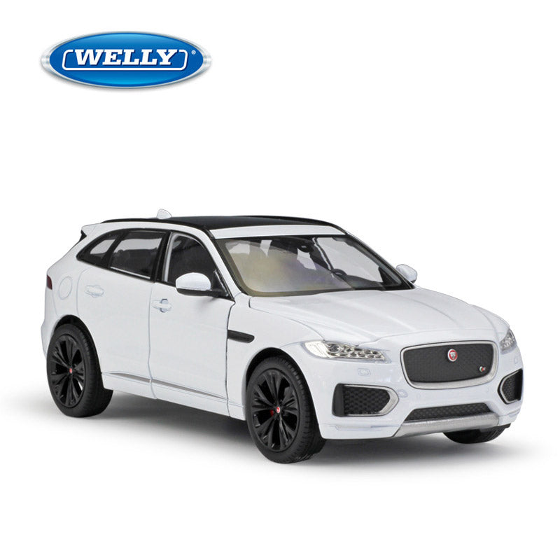 Jaguar F-PACE em Escala 1/24 (Fundido em Liga de Metal)