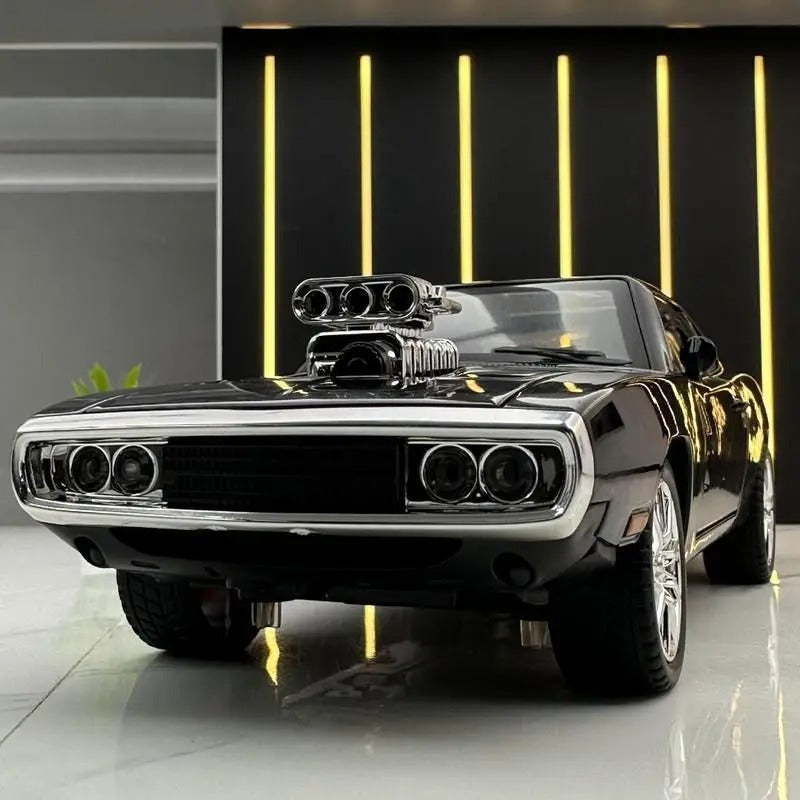 Dodge Charger em Escala 1/24 (Fundido em Liga de Metal)