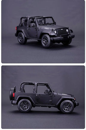 Jeep Wrangler Willys emEscala 1/18 (Fundido em Liga de Metal)