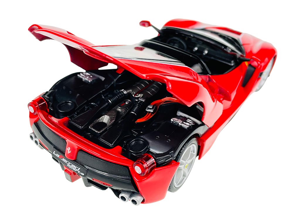 Ferrari LaFerrari Aperta em Escala 1/24 (Fundido em Liga de Metal)