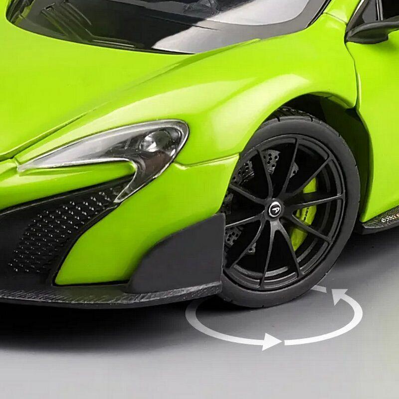 McLaren 675LT em Escala 1/24 (Fundido em Liga de Metal)