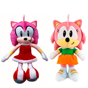 Pelúcia Amy Rose (Clássica e Moderna) | Sonic the Hedgehog