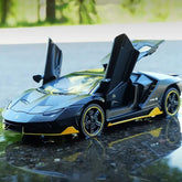 Lamborghini LP770-4 em Escala 1/32 (Fundido em Liga de Metal)