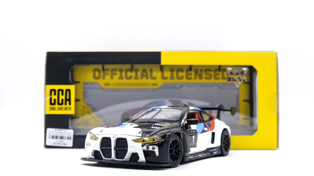 BMW M4 GT3 em Escala 1/24 (Fundido em Liga de Metal)