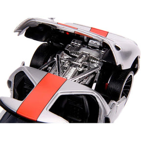 Ford GT 2005 em Escala 1/24 (Fundido em Liga de Metal)