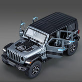 Jeep Wrangler Pickup 4X4 em Escala 1/24 (Modelo Fundido em Metal)