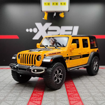 Jeep Wrangler Pickup 4X4 em Escala 1/24 (Modelo Fundido em Metal)