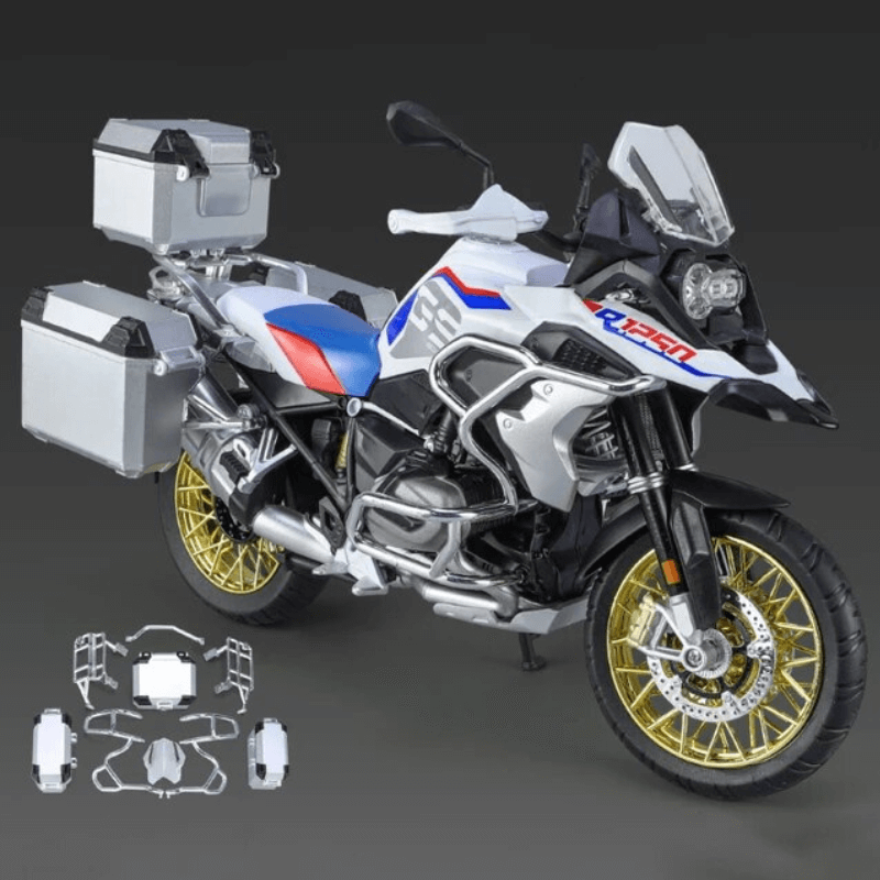 BMW R1250 GS em Escala 1/9 (Liga de Metal Fundido)