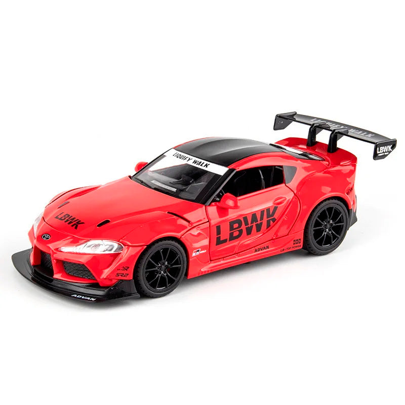 Toyota GR Supra Racing em Escala 1/24 (Fundido em Liga de Metal)