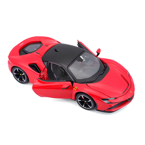 Ferrari SF90 Stradale em Escala 1/24 (Fundido em Liga de Metal)