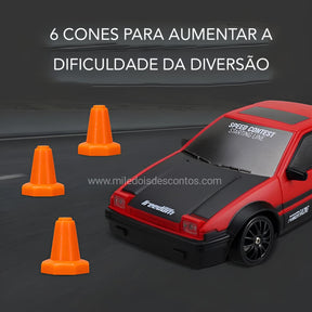 Milidrift® - Carro de Drift Recarregável + BRINDE (ÚLTIMAS UNIDADES)