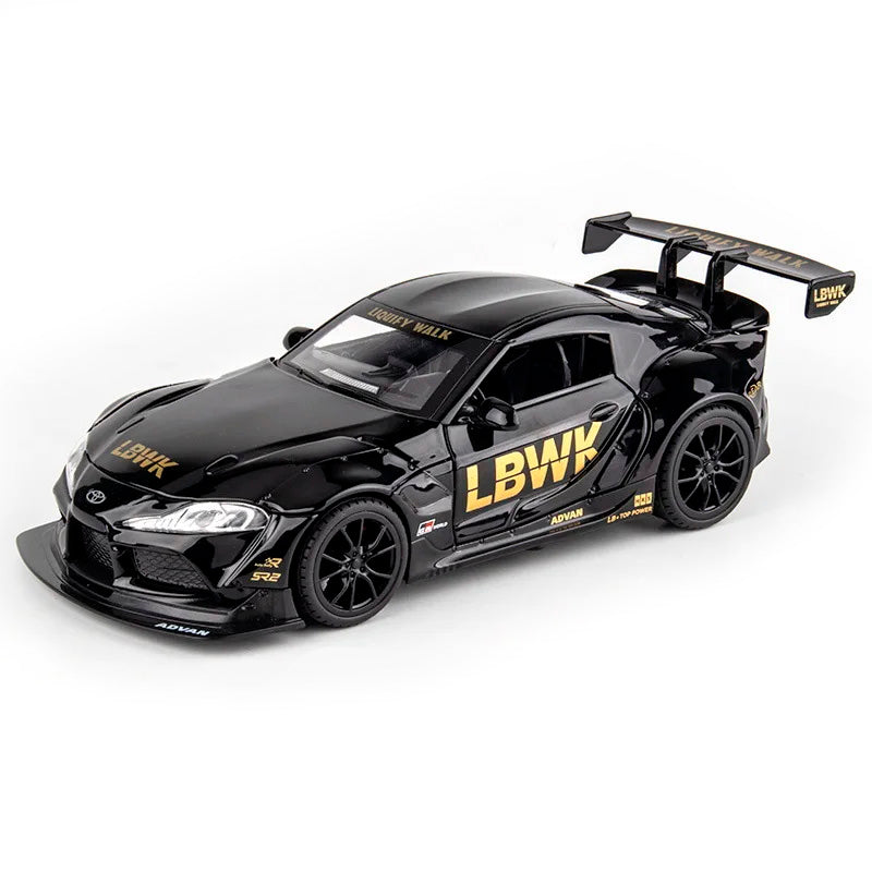 Toyota GR Supra Racing em Escala 1/24 (Fundido em Liga de Metal)