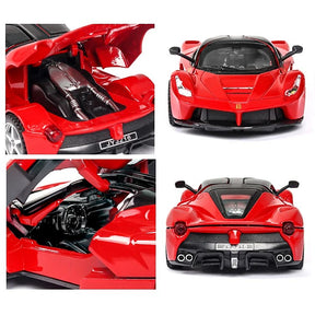 Ferrari LaFerrari em Escala 1/32 (Fundido em Liga de Metal)