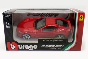 Ferrari 812 Superfast em Escala 1/43 (Fundido em Liga de Metal)