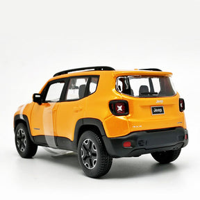 Jeep Renegade em Escala 1/24 (Fundido em Liga de Metal)