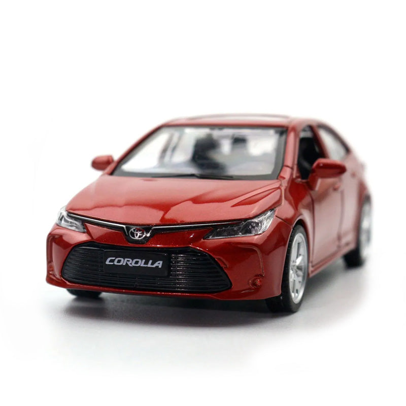 Toyota Corolla em Escala 1/43 (Fundido em Liga de Metal)