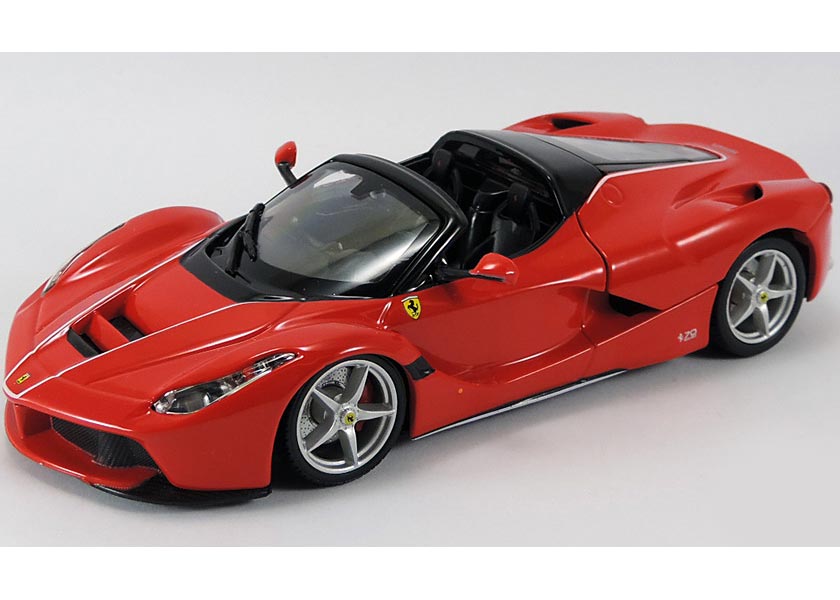 Ferrari LaFerrari Aperta em Escala 1/24 (Fundido em Liga de Metal)