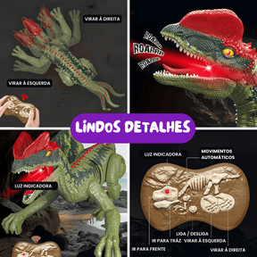 Dinosaur™ - Dinossauro Controle Remoto Ultra Realista