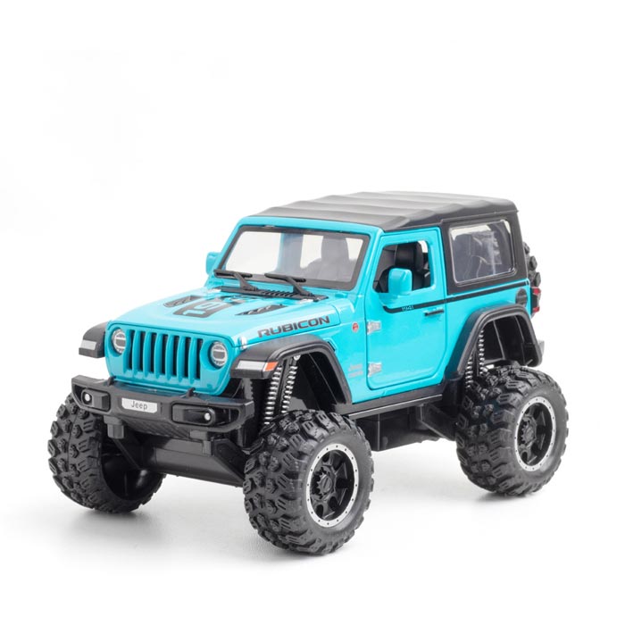 Jeep Wrangler Rubicon 1941 Edition em Escala 1/32 (Fundido em Liga de Metal)